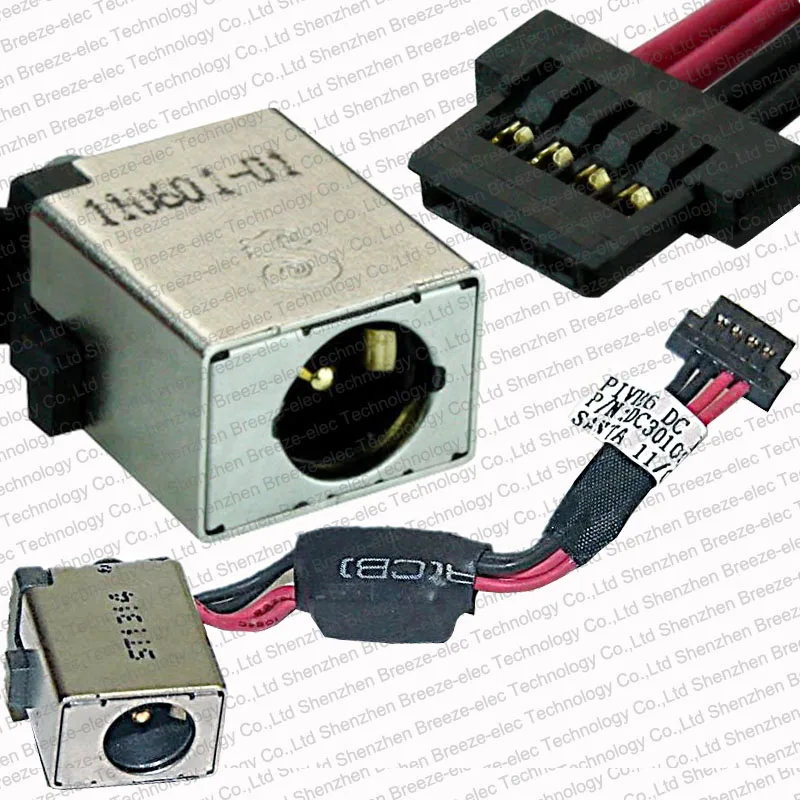 5PCS/LOT Original new Laptop AC DC Power Jack wire socket connector