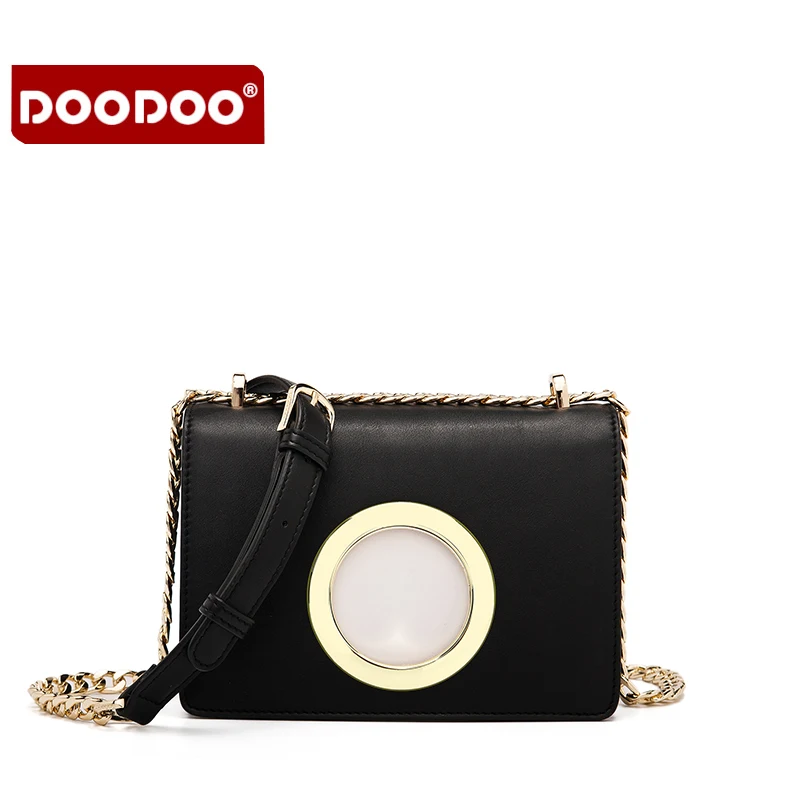 DOODOO 2017 New Korean version of the wild chain shoulder Messenger small square bag | Багаж и сумки