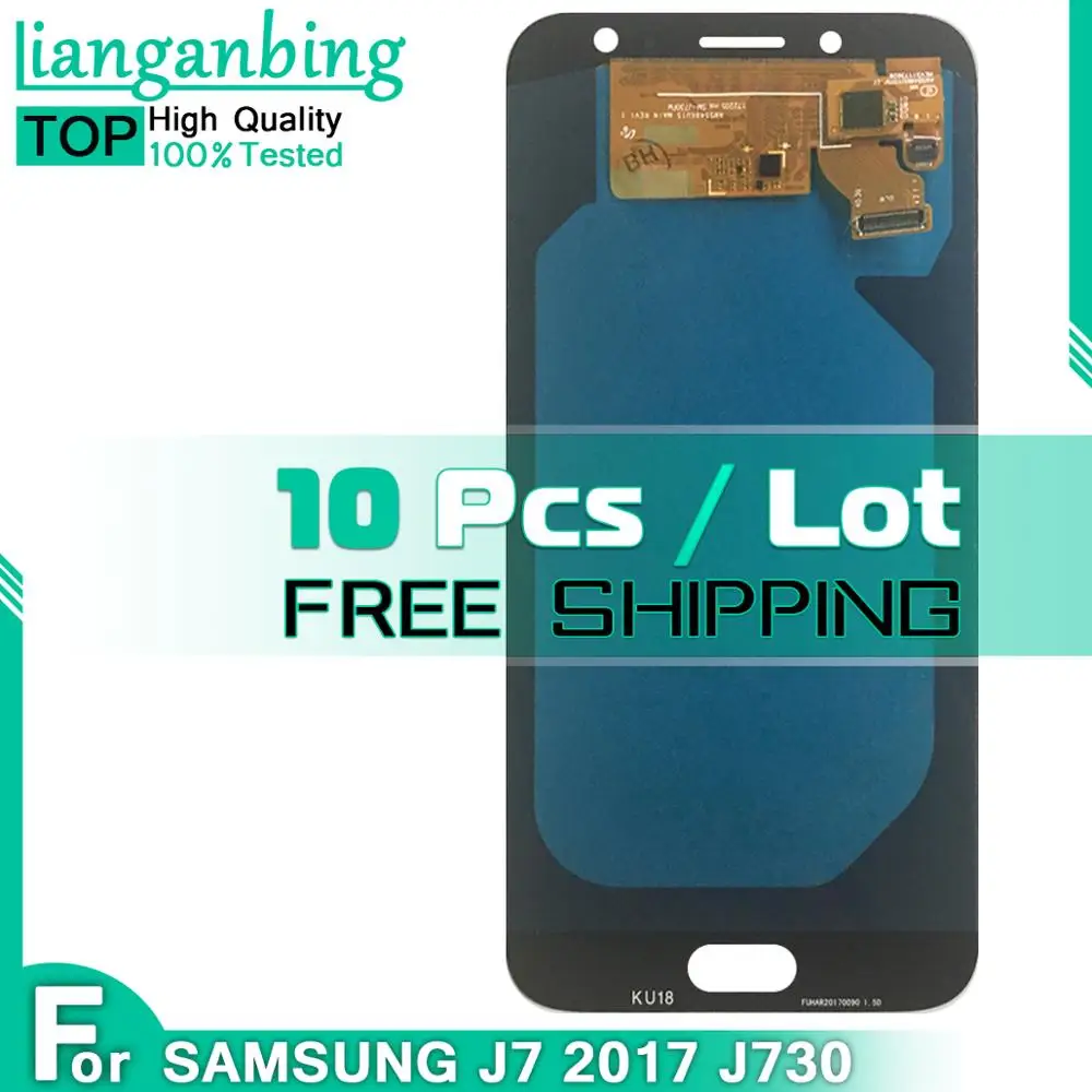 10PC OLED LCD For Samsung Galaxy J7 Pro 2017 J730 J730F Display Touch Screen Digitizer Assesmbly SAMSUNG | Мобильные телефоны и