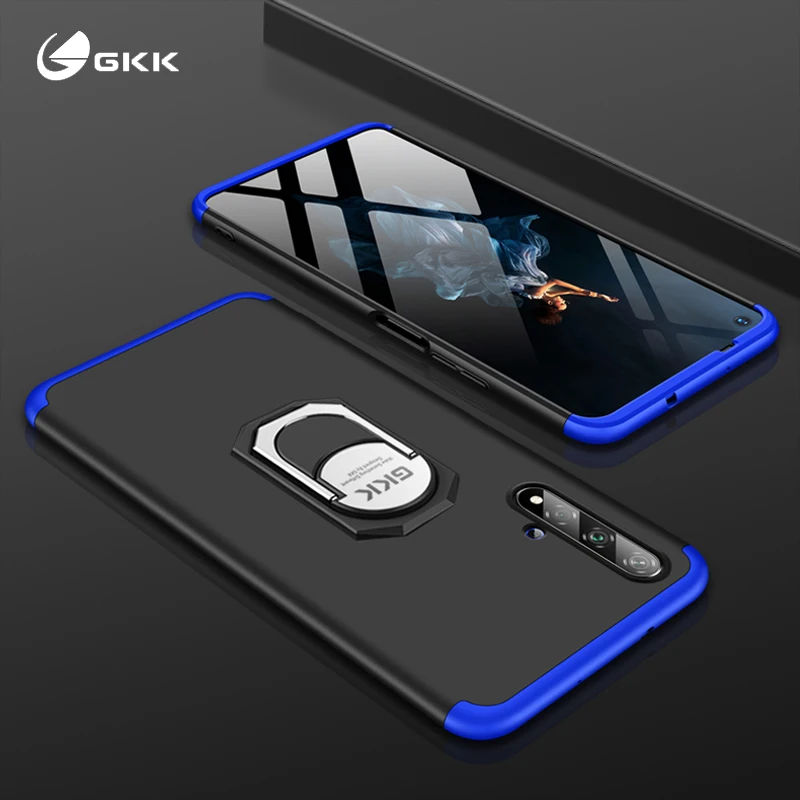 Роскошный оригинальный чехол для Huawei Honor 20 Pro полное защитное кольцо магнетизм ПК