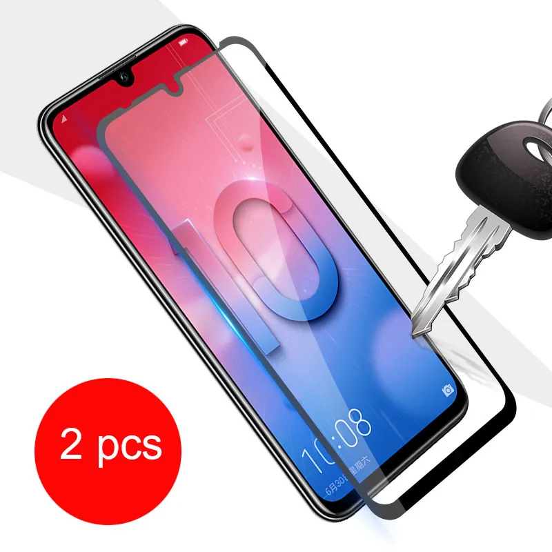 2 шт закаленное стекло для huawei Honor 10 Lite P smart 2019 8S 8A 8X 10i 20 Pro Полное покрытие Защитная