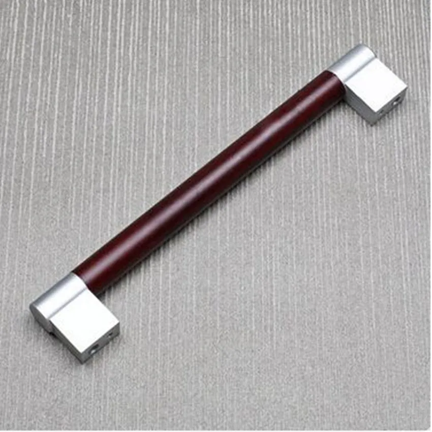 192mm Modern Fashion Furniture Large Handle Red Wood Grain