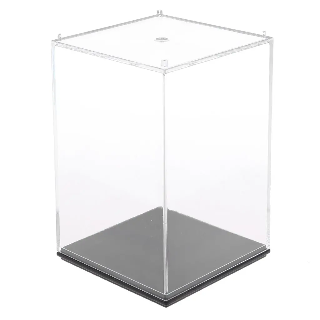 

Dustproof Acrylic Mini Display Box Storage Case Organizer Transparent Showcase for Collection Model Figurine Doll Toy Protection