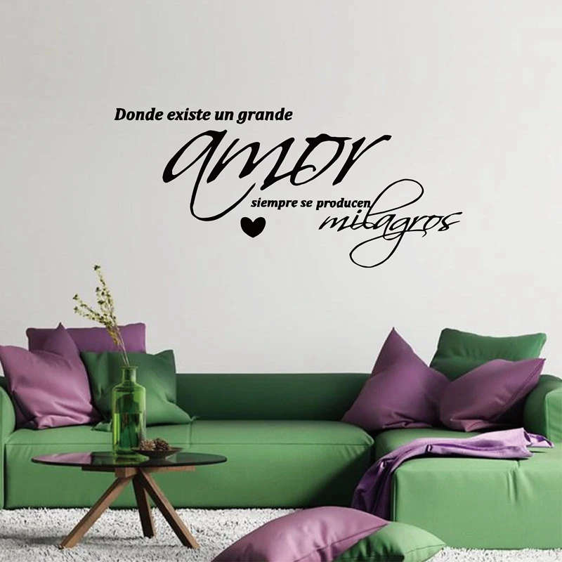 Vinyl wall decal sticker amor , arte de la pared dormitorio wall