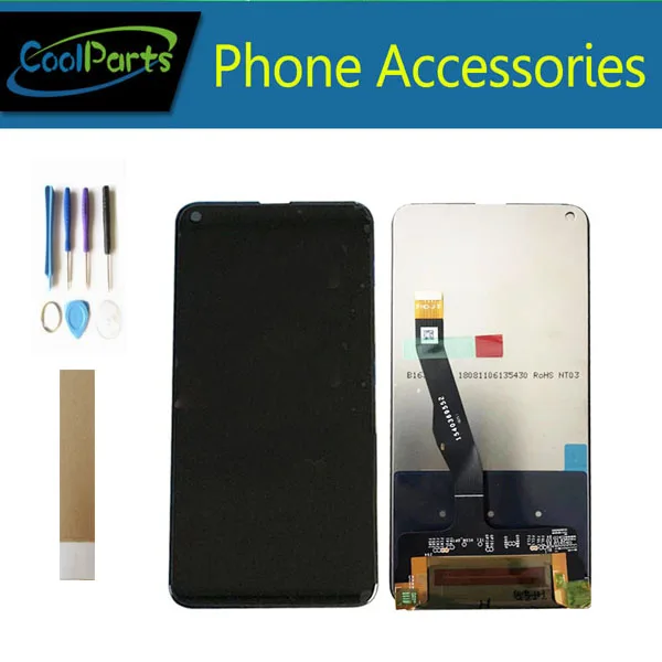 

For huawei nova 4 Nova4 LCD Display Screen And Touch Digitizer Assembly Black Color With Tools&tape