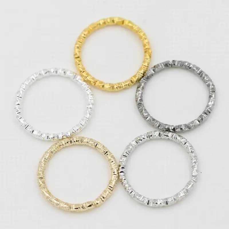 

2000PCS/lot Alloy Round Circle Jewelry Making Connector Hanging Art Finding Accessory Handmade Crafts Wholesale Component