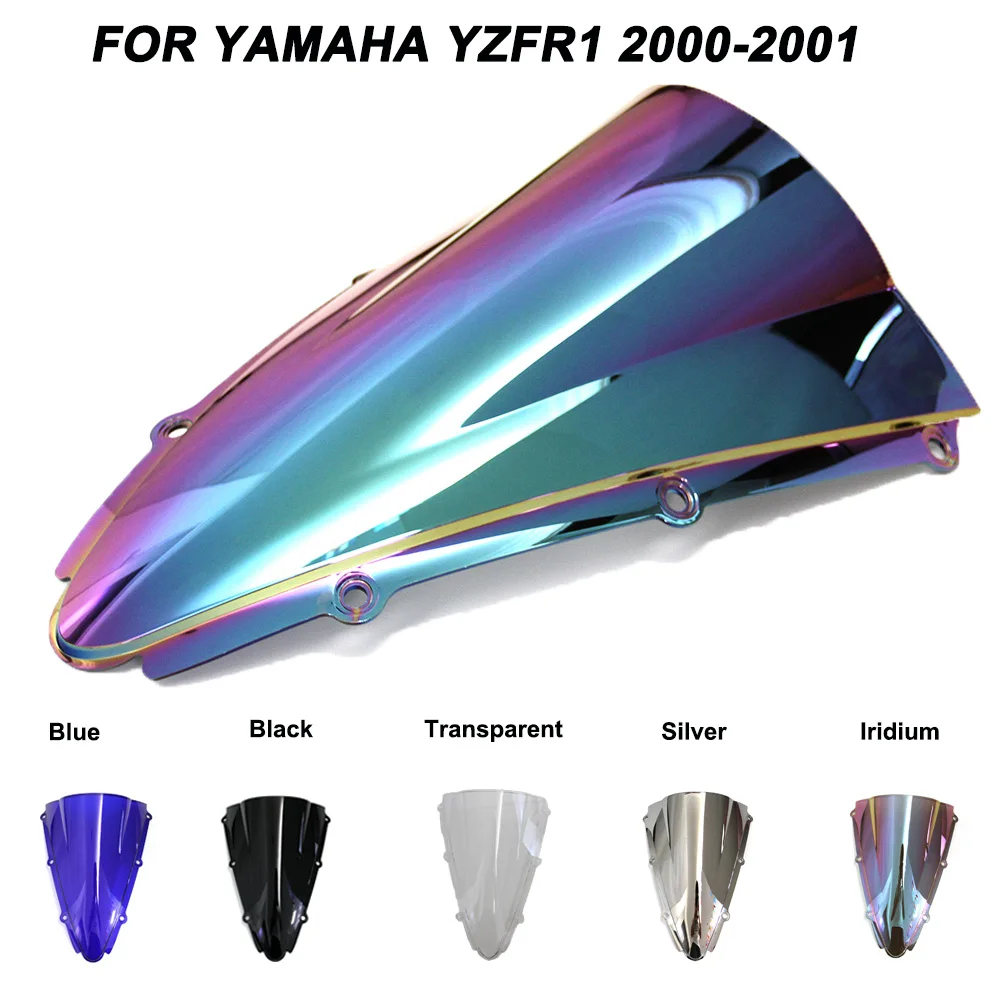 

Motorcycle Windscreen Windshield Screws Bolts Accessories For Yamaha YZF-R1 YZF R1 2000 2001 Iridium Wind Deflectors