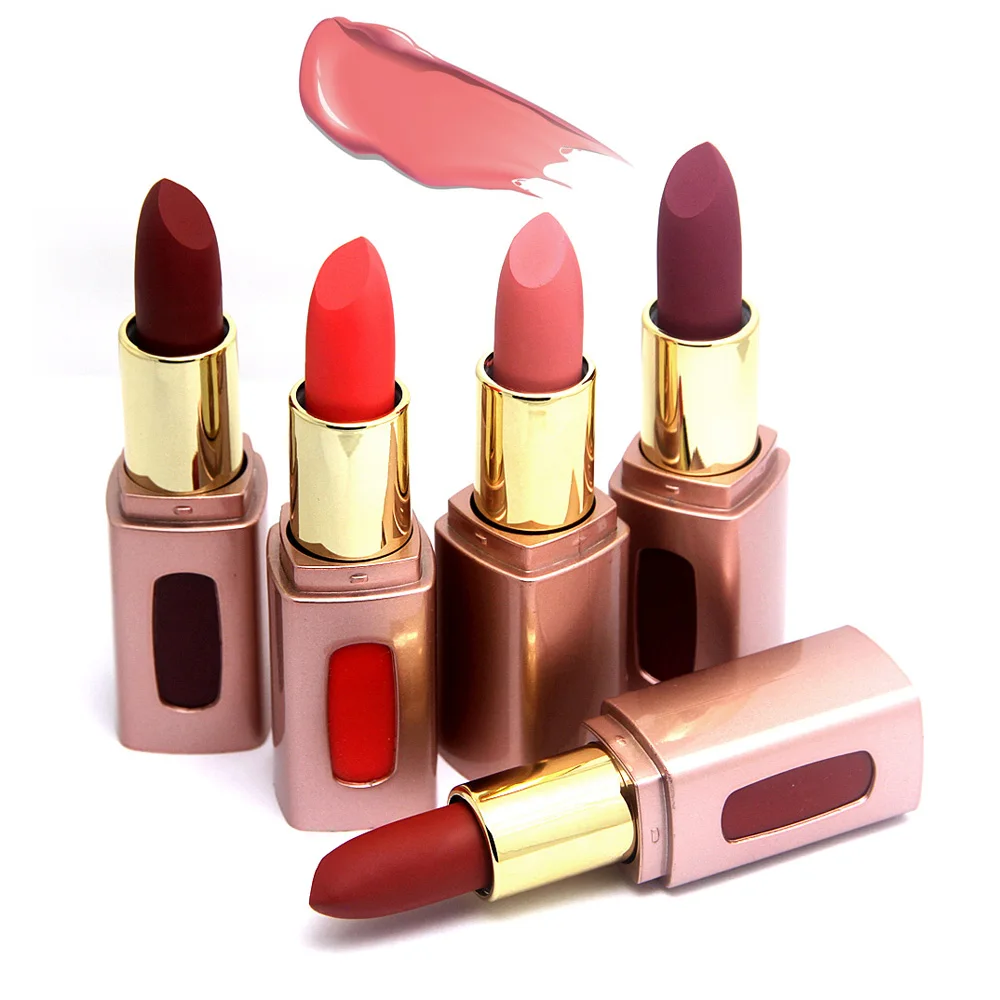 

ZD Brand Batom 24 Colors Matte Velvet Lipstick Beauty Sexy Red Lip Gloss Waterproof Cosmetic Long Lasting Lips Makeup L086