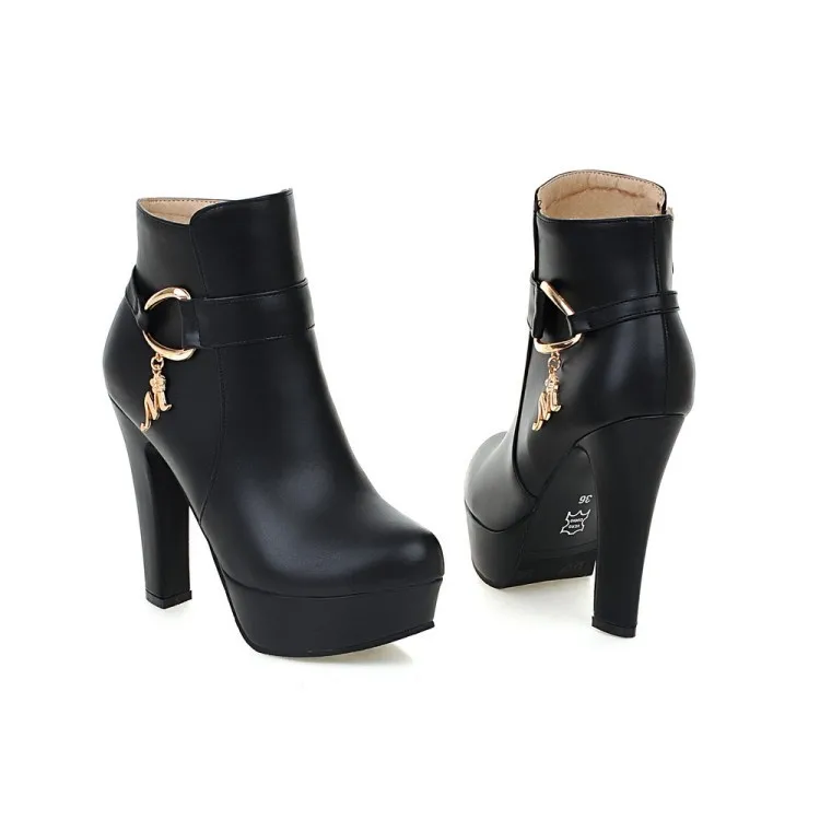 Womens Fashion Elegant Booties High Heels Shoes For Ladies Online Black And White Platform Ankle Boots Pink Beige22