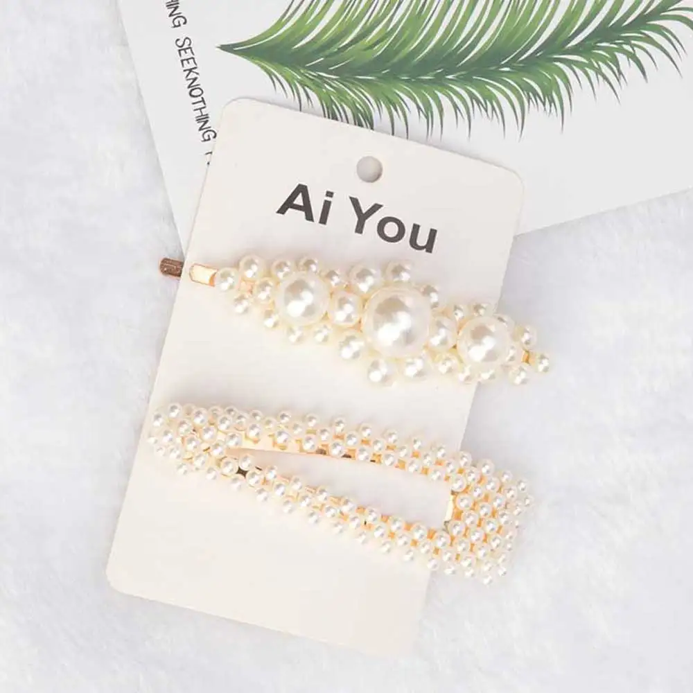 2 шт./компл. модные свадебные туфли Украшенные жемчугом; имитация жемчуга волос особые случаи на каждый день на открытом воздухе заколка ручной работы с цветами и жемчугом палочка, Шпилька для волос для нарисованной длинноволосой девочкой, Средства для укладки волос - Цвет: D