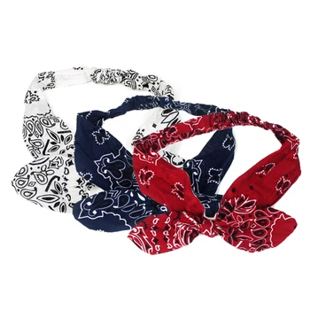 

Fashion Cowboy Knot Headband Turban Elastic Hairband Head Wrap Hair Accessories for Women Girls