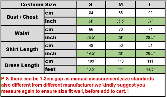 belle size