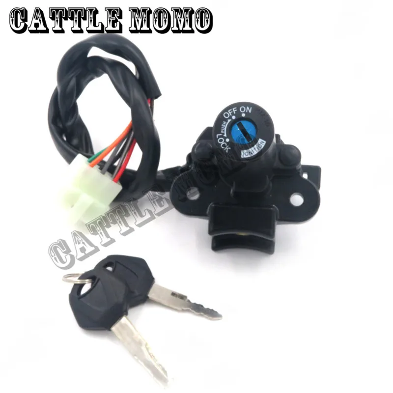 

For Ninja 300 2013 2014 Motorcycle Ignition Switch Gas Cap Cover Seat Lock Key Set Motorbike