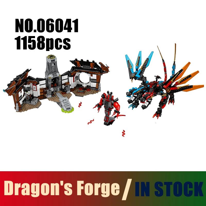 

Compatible Lego Ninjago 70627 Models Building Toy Ninjago Figure Dragon's Forge 06041 Building Blocks Toys & Hobbies