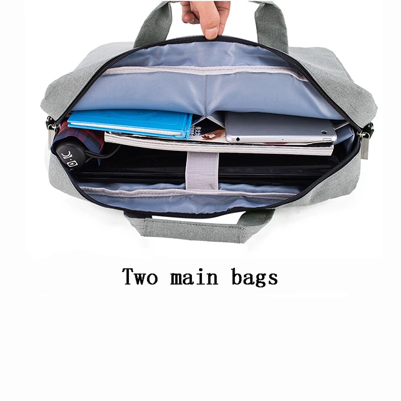 Laptop Bag 15.6 Inch Waterproof Shockproof Notebook Case for Macbook Air Pro Computer Shoulder Handbag Briefcase Messenger Bag (6)