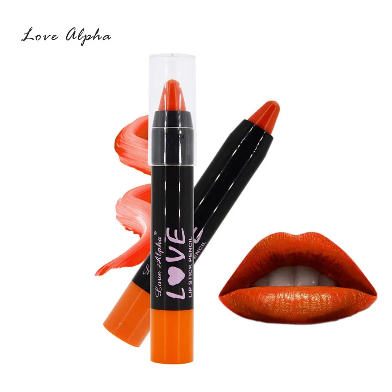 

LOVE ALPHA Waterproof Lipstick Matte Lip Stick Pen Moisturizer Smooth Long Lasting Red 12 Colors Korea Cosmetic Lips Makeup