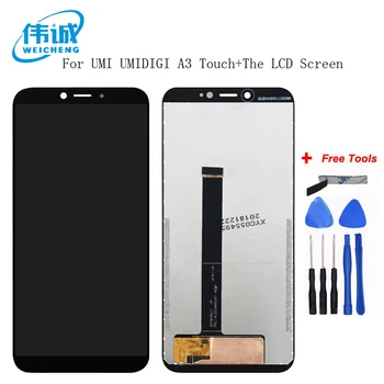 

WEICHENG For UMI Umidigi A3 LCD Display and Touch Screen Digitizer Assembly Repair Parts+Tools For UMI UMIDIGI A3+Free Tools