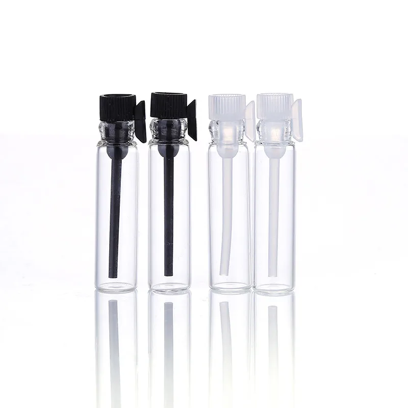 

50pcs/lot 1ml 2ml 3ML Mini Glass Perfume Small Sample Vials Perfume Bottle Empty Laboratory Liquid Fragrance Test Tube Trial