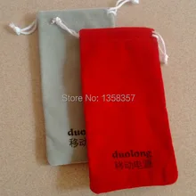 Ювелирных изделий Velvet Drawstring сумка для Рождество подарок/украшение/косметика/ожерелье/браслет/IPad мини-сумка \ сумка Индивидуальные