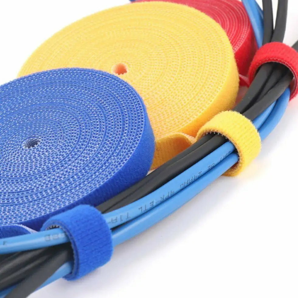 

Hot 1/3/5 M Cable Winder Cable Cord Wire Mp3 Line Organizer Plastic Self-adhesive Clips Ties Fixer Protector Cable Management