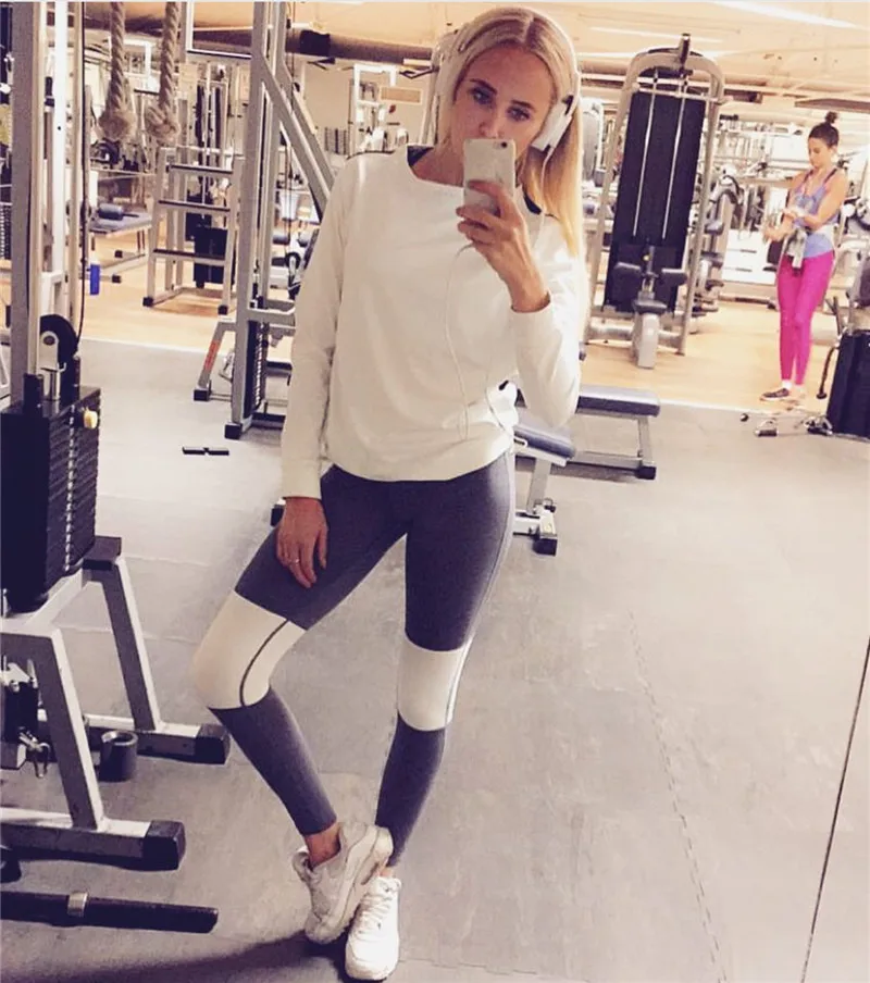 Женские спортивные колготки штаны для йоги одежда фитнеса на открытом воздухе