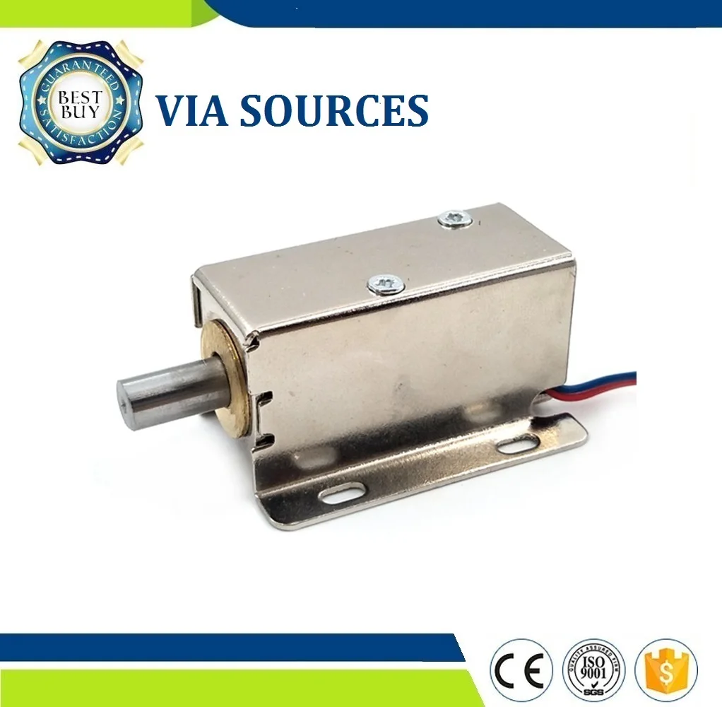 

Free Shipping 12V 24V Mini electric lock small cabinet lock electric bolt lock Small Form High Quality Smart Home Security