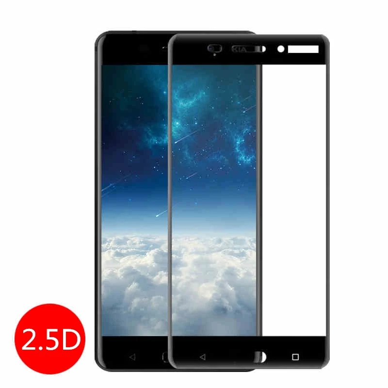 9H закаленное стекло для nokia 6 8 7 5 3 Полное покрытие стекло для nokia 5 Защита экрана 2.5D стекло пленки для nokia 8 защитный чехол