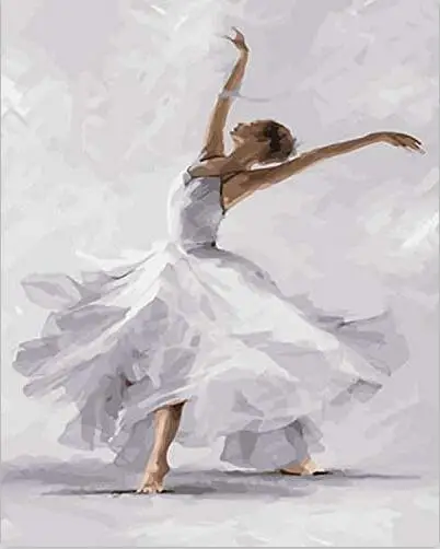 Краска от numbes краска ing по номерам красивый балет рисунок танцора канва для DIY масляная краска ing домашний декор для гостиной работа - Цвет: 100269