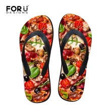 FORUDESIGNS/женские летние пляжные шлепанцы; модные дизайнерские Вьетнамки для женщин; женские резиновые Вьетнамки для девочек