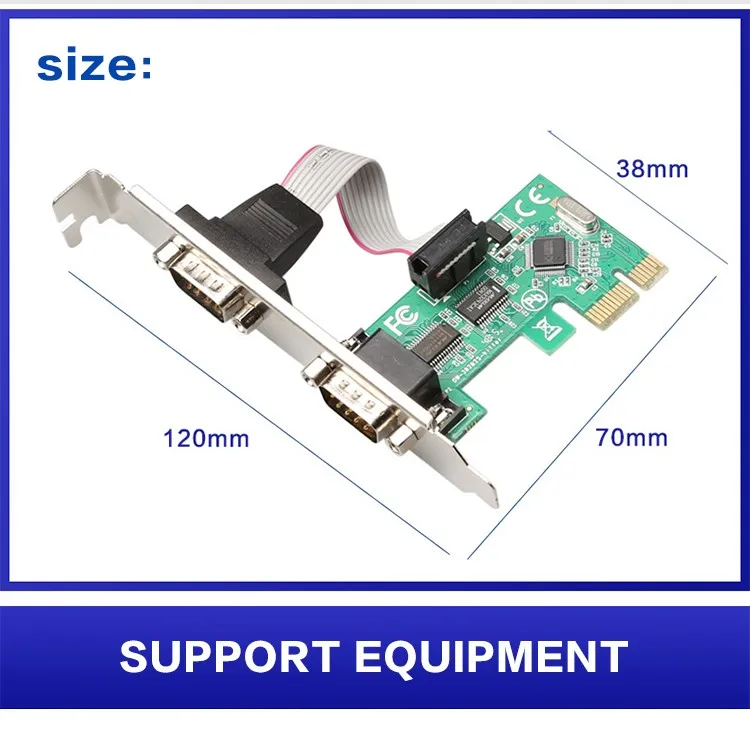 Компьютерная шина PCI-E плата последовательного доступа PCIe PCI Express RS232 интерфейс развитие промышленности порты, PCI E для RS232 порт плата расширения