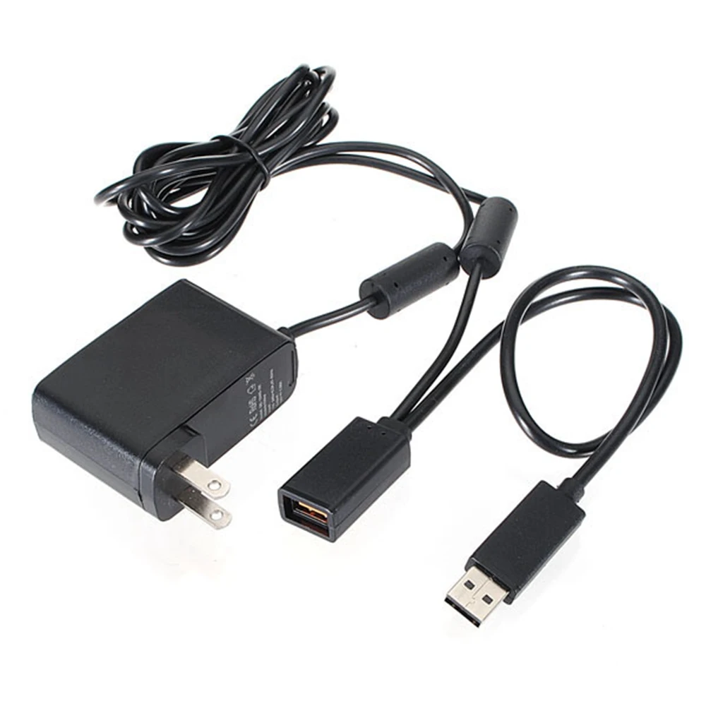 AC Adapter Power Supply USB Charger Cable for Microsoft Xbox 360 Kinect