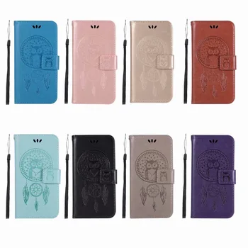 

Case For Iphone XR 6.1 XS MAX 6.5 Galaxy Note 9 (J8 J4 A6 A9 J2 Core)2018 Dreamcatcher Wallet Leather Luxury Cash 70PCS