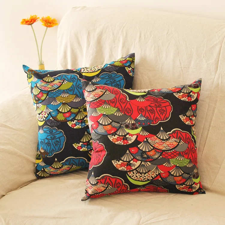 Japanese style wind cotton pillow cover cushion cover in Cushion Cover from Home & Garden on