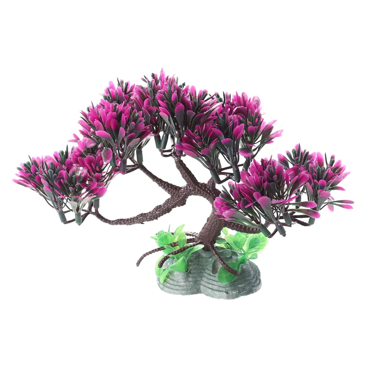 

1 Pcs Fake Plants Underwater Fake Plastic Ornament Banyan Plant Decoration For Aquarium Decoration Fish Tank Decoration