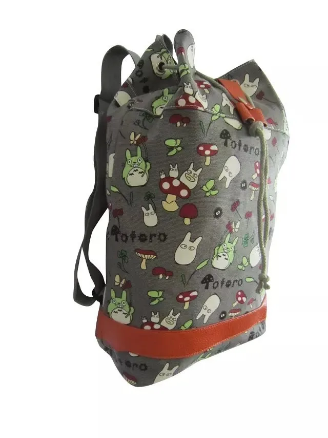 352# семь цветов Шиншилла мультфильм Мой сосед Тоторо рюкзак/сумка с принтом для покупок и отдыха рюкзак/сумка