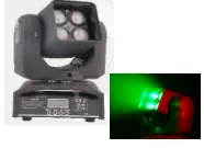 4 шт./лот, зум 4x12 Вт RGBW 4in1 Quad LED перемещение головы луч и мытья света DMX/Авто/звук