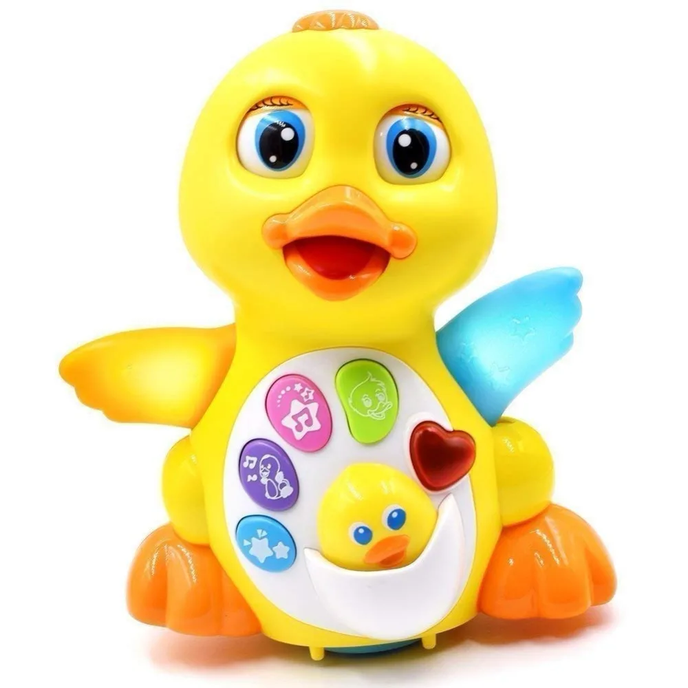 

Lovely Dancing Yellow Duck Early EQ Education ,Music and Learning ,Walking Toys for Toddlers Boys & Girls