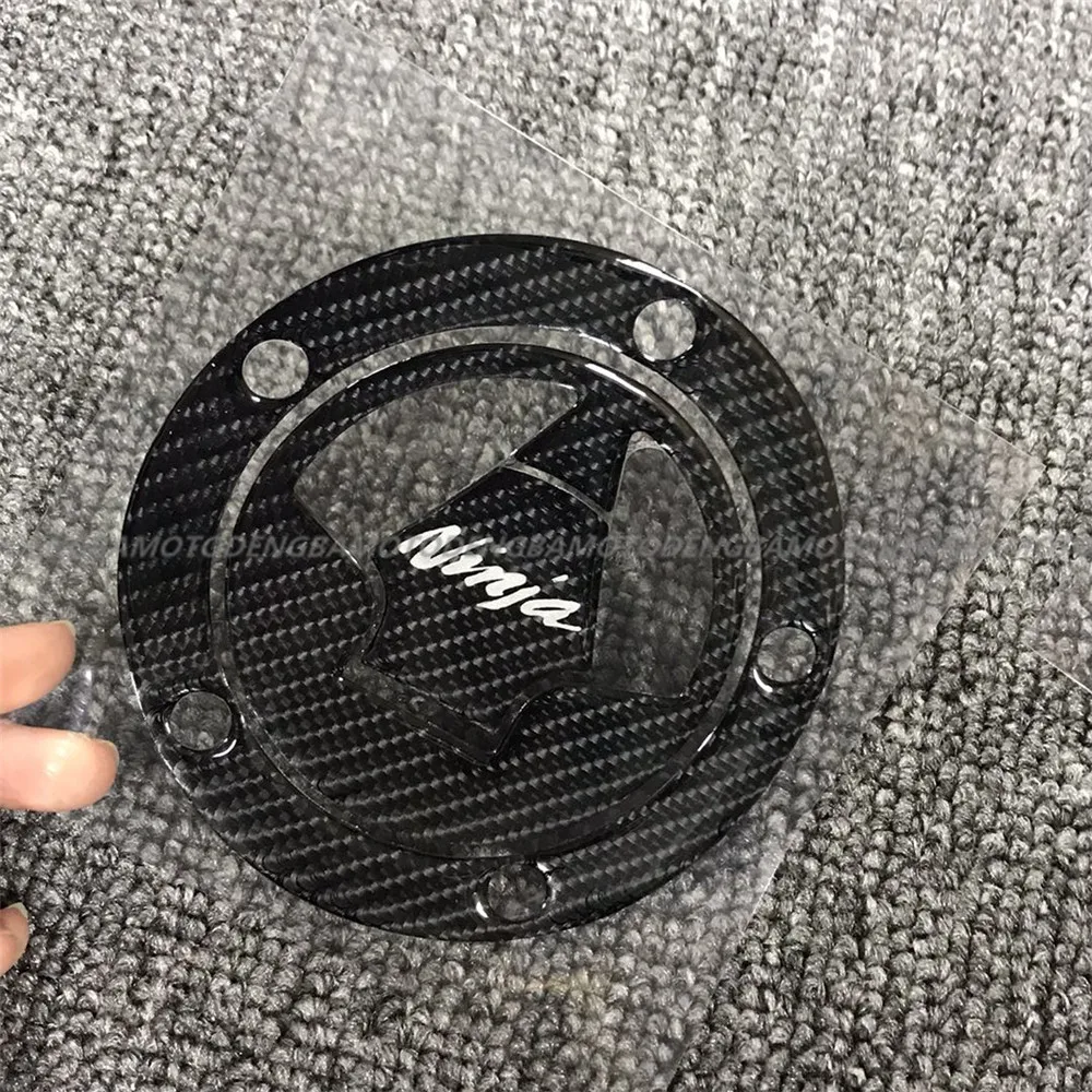 

For Kawasaki Ninja ZX6R ZX10R Z1000 Z1000SX Z800 Z750 Z650 ER6N VN650 Carbon Fiber Tank Pad Gas Cap Decal Protector Cover