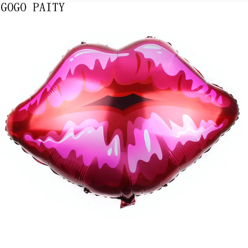 

GOGO PAITY New lips modeling aluminum film balloon festive party layout decoration balloon wholesale high quality
