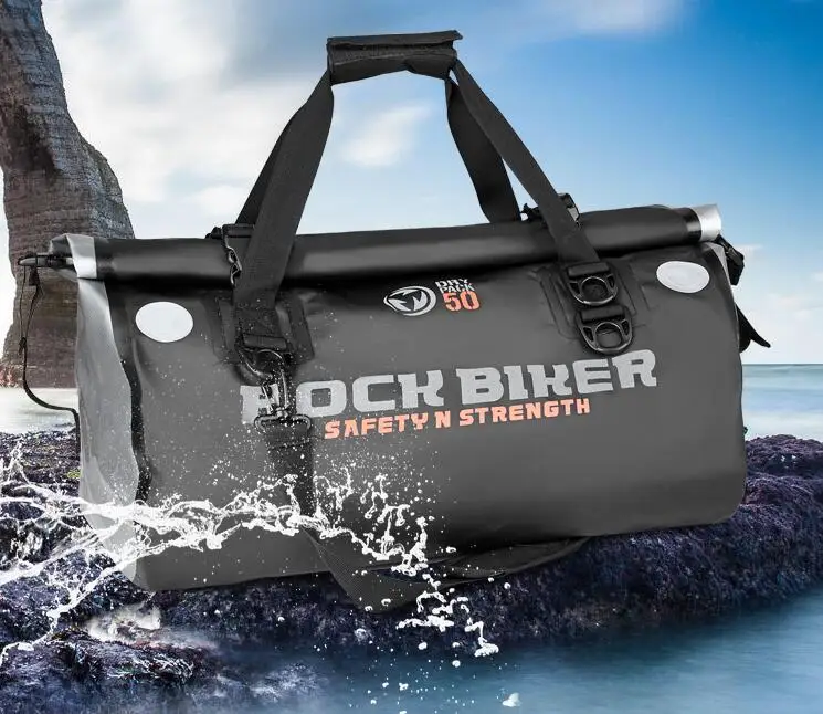 

2018ROCK BIKER motorcycle tail bag rear seat bag waterproof motorcycle travel equipment multi-function large capacity radish bag