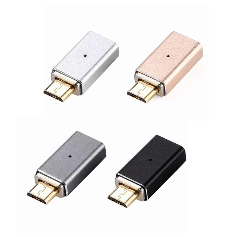 Зарядный кабель Micro USB металлический штекер Магнитный адаптер для передачи