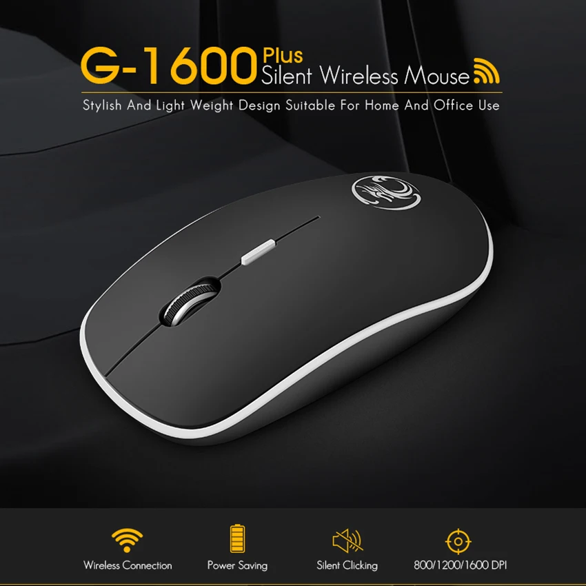 iMice Silent Wireless Mouse Ultra quiet Mice 2.4G Ergonomic Mouse Noiseless Button With USB Receiver Computer Mice For PC Laptop iMice Silent Wireless Mouse Ultra quiet Mice 2.4G Ergonomic Mouse Noiseless Button With USB Receiver Computer Mice For PC Laptop