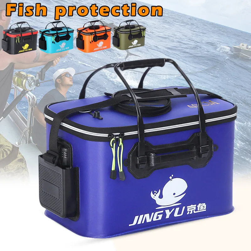 

2019 Portable Folding Fishing Bucket Outdoor Barrel Camping Travel Fishing Storage Tool ALS88