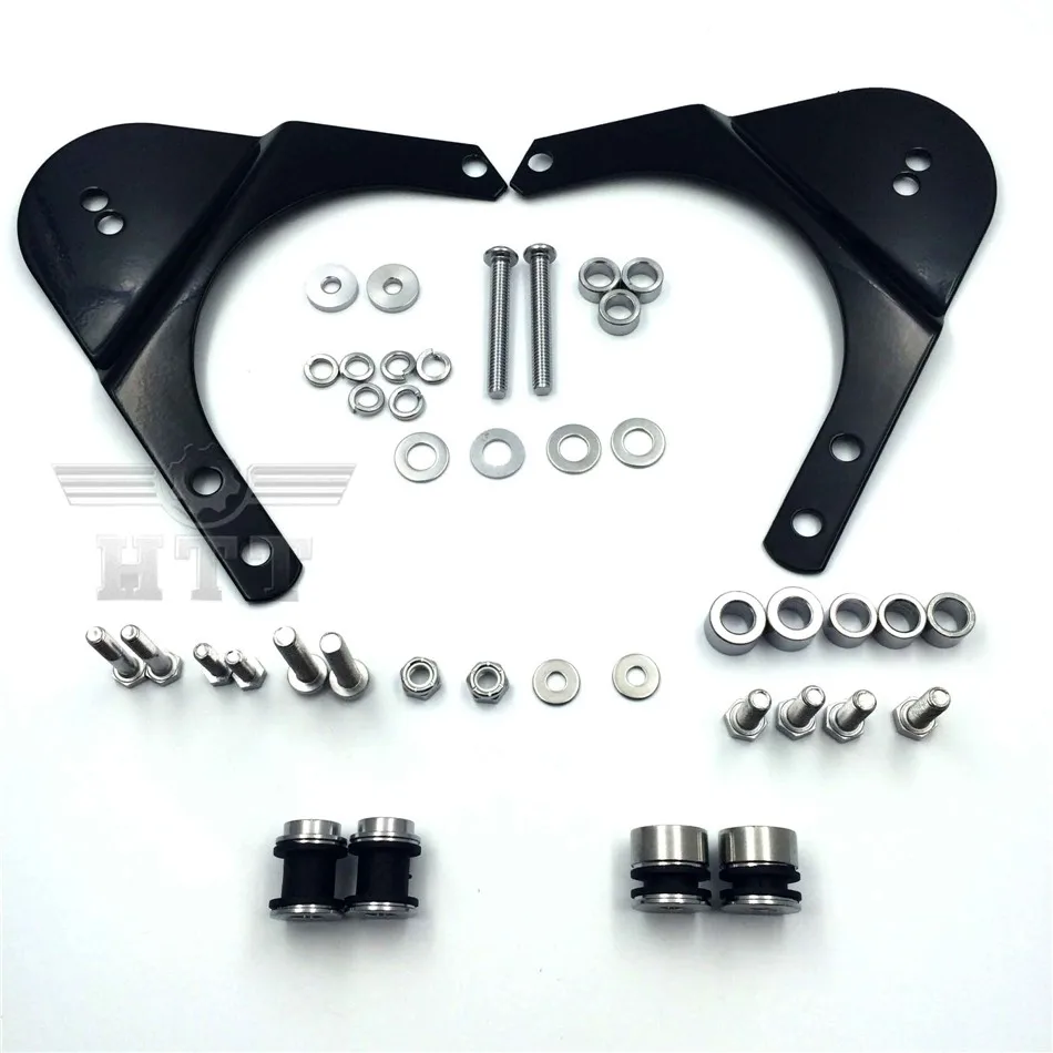 

Rear Docking Hardware Kit For 1997-2008 Harley Davidson Touring Road King Road Glide Electra Glide Standard Street Glide Black