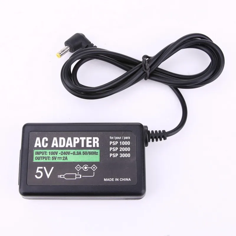 EU Plug Verison Home Wall Charger AC 100V-240V Adapter Power Supply Cord Cable for PSP For Sony PSP 1000 2000 3000 power adapter game console power adapter