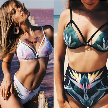 

Brazilian Swimsuit Sports For Women Summer 2019 Separate Swimsuits Final Printed Lady Euro Print Polyester Brazilian Swimsuit