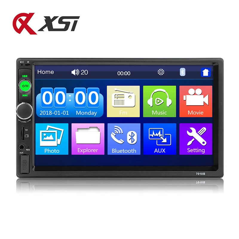 

XST 2018 Car Audio Player Bluetooth Stereo FM Radio Car MP5 SD AUX USB 5V Charger Auto Electronics Subwoofer 2 Din Autoradio
