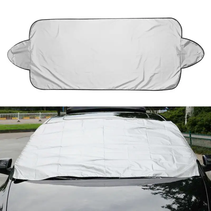 

Folding Silvering Reflective Car Windshield Window Sun Shade Visor Shield Cover Suction Cup Car Sunscreen Curtain new