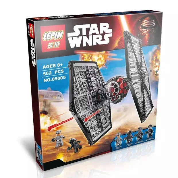 

Lepin 05005 STAR WARS Series TIE Fighter LegoINGs Bricks Model Building Blocks Educational Toys For Children Gifts For Kids WARS