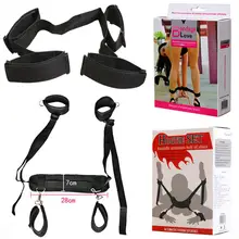 BDSM Bed Restraints Kit Wrist Thigh Leg Restraint System Hand&Ankle Cuff Bed Restraints Sex Bondage Position sex toy for couples